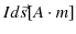 $ Id\vec{s}[A\cdot m]$