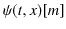 $ \psi(t,x)[m]$