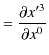 $\displaystyle =\dfrac{\partial x'^{3}}{\partial x^{0}}$