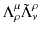 $\displaystyle \Lambda^{\mu}_{\rho}\tilde{\Lambda}^{\rho}_{\nu}$